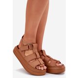 Boto Ladies Platform Sandals Camel Nitavelia | shoptok.hr