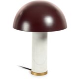 Kave Home Bela/temno rjava marmorna namizna svetilka s kovinskim senčilom (višina 43 cm) Zorione – | Shoptok.si