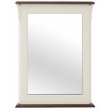  ogledalo zidno drveno belo-braon 60x2.5x80cm Cene
