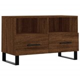 Maison Chic TV omarica - TV stojalo - Televizijska omarica rjavi hrast 80x36x50 cm inženirski les, (21699028) Cene