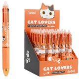  Kemijska olovka iTotal piši briši Cat narančasta 4 boje 25/1 XL1806C | shoptok.hr