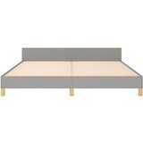  Posteljni okvir z vzglavjem svetlo siv 180x200 cm blago, (20791778) | Shoptok.si