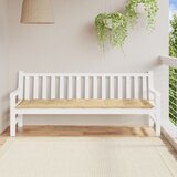  Jastuk za vrtnu klupu prošarano bež 200x50x7 cm tkanina | shoptok.hr