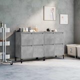  Komode 2 kom siva boja betona 60x35x70 cm od konstruiranog drva | shoptok.hr