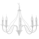 Nice Lamps Bela viseča svetilka Sollux Fiorano 5 Cene