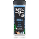 Le Petit Marseillais Minerals & Cedarwood gel za prhanje 4 v 1 za moške 400 ml
