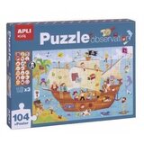 Apli Puzle observation pirate ship 17917 | shoptok.hr