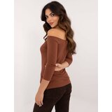BASIC Feel Good Blouse-RV-BZ-4692.68P-brown | Shoptok.si