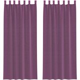 vidaXL Voile zavjese s petljama 2 kom. ljubičaste 140x260 cm - Ljubičasta 140 x 260 cm 1 s petljama | shoptok.hr
