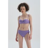 Dagi Lilac Side Pleated Bikini Bottom | shoptok.hr