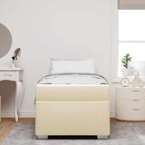  Krevetna konstrukcija Ostalo Krema 90 x 200 cm tkanina | shoptok.hr