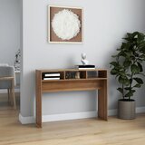  Konzolni stol smeđa boja hrasta 105x30x80 cm konstruirano drvo | Eponuda.ba