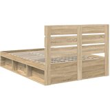  Konstrukcija postelje z vzglavjem Sonoma hrast 150 x 200 cm, (5000103007) | Shoptok.si