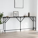 vidaXL Konzolni stol crni 180 x 23 x 75 cm od konstruiranog drva Cijene