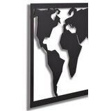 WALLXPERT zidna LED dekoracija World Map 2 Yellow | ePonuda.com
