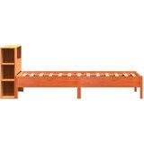 vidaXL Krevet s regalom za knjige bez madraca 90 x 190 cm od borovine | shoptok.hr