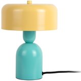 Leitmotiv Žuta /tirkizna stolna lampa (visina 24 cm) Double Funky – u