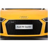  Licenciran otroški avto na akumulator Audi R8 Spyder - rumen | Shoptok.si