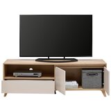 Mömax Nizka Omarica Stirling, Barva Hrasta, Sivobež | Shoptok.si