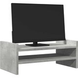  Stalak za monitor siva boja betona 50x27x20cm konstruirano drvo | shoptok.hr
