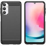 Techsuit Carbon Silicone ovitek za Samsung Galaxy A25 5G – črna | Shoptok.si