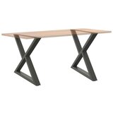  noge jedilne mize 2 kosa antracit 90x(72-73,3) cm jeklo | Shoptok.si