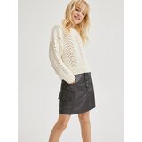 Reserved - Rupičasti džemper - krem | shoptok.hr