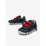Geox Dark blue boys' sneakers with leather details - Boys | shoptok.hr