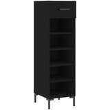 za cipele crni 30 x 35 x 105 cm od konstruiranog drva | shoptok.hr