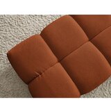 Bobochic Paris Opečnato oranžen tabure iz tkanine bouclé Everest – | Shoptok.si