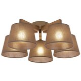 Brilagi plafonski luster latte sabia 5xE27/15W/230V borovina/smeđa | Eponuda.com