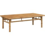 vidaXL Klubska mizica 110x55x35 cm bambus | Shoptok.si