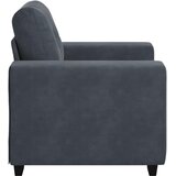 SOFA fotelja tamno siva 100x78x80 cm baršun | shoptok.hr