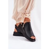 Boto Ladies Wedge Sandals Black Mevinette | Shoptok.si