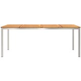  TrpezarijskiStol Smeđa 200 x 90 x 75 cm Čvrsto drvo akacije | shoptok.hr
