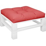  Jastuk za palete crveni 70 x 70 x 12 cm od tkanine | shoptok.hr