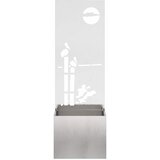  Privatnost u vrtu Srebrna 50 x 32 x 150 cm Nehrđajući čelik | shoptok.hr