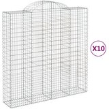  Lučne gabionske košare 10kom 200x50x200/220cm pocinčano željezo | Eponuda.ba