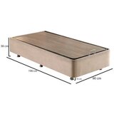 Hanah home Jednokrevetna baza Ela Single Light Brown (90 x 190) | ePonuda.com