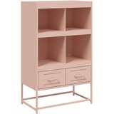 Furnova Visoka omara roza 68x39x111,5 cm jeklo, (21954871) | Shoptok.si