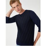 Koton Sweater - Navy blue - Relaxed Cene