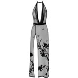 Noir prozirna maksi haljina s cvjetnim uzorkom (crna) | shoptok.hr