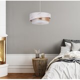  Duolla - Visilica na sajli KOBO 1xE27/15W/230V prečnik 45 cm bela/roze zlato | Eponuda.com