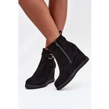 Boto Women's Platform Ankle Boots with Decorative Detail Black Marivana | shoptok.hr