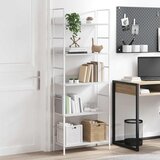 Police za knjige s 5 razina crne 60 x 27,6 x 158,5 cm drvene | shoptok.hr