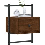 vidaXL Noćni ormarić zidni boja hrasta 35x30x51 cm konstruirano drvo | shoptok.hr