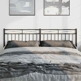  Metalno zamjensko uzglavlje crno 180 cm | shoptok.hr