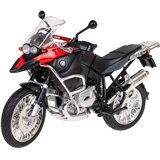  Licencirani metalni motor za igru BMW R1200GS 1:9 RASTAR - crveni | Shoptok.si