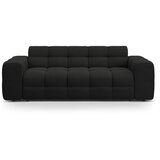 Micadoni Črna sedežna garnitura 222 cm Kendal – | Shoptok.si