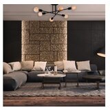 Opviq lights crna stropna svjetiljka flower | shoptok.hr